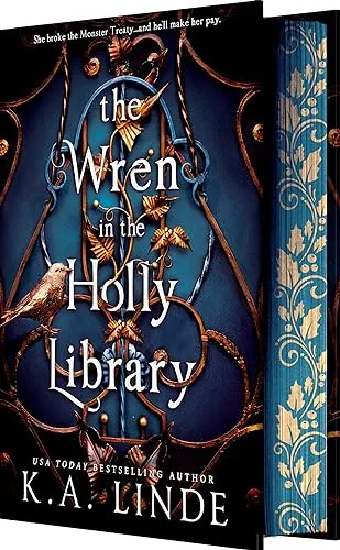 Обложка The wren in the holly library (Крапивник в библиотеке остролиста)