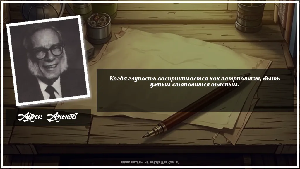 Картинка с цитатой - 'Когда глупость воспринимается как...'