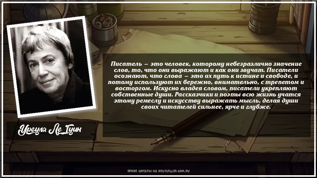 Картинка с цитатой — Писатель — это человек, которому...