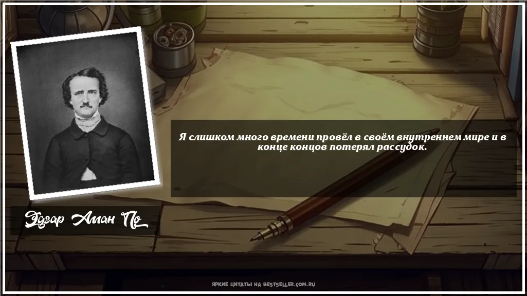Картинка с цитатой — Я слишком много времени провёл в...
