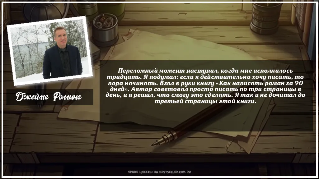 Картинка с цитатой — Переломный момент наступил, когда...
