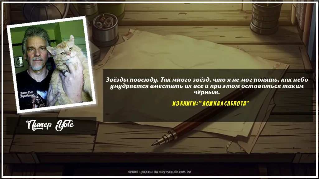 Картинка с цитатой — Звёзды повсюду. Так много звёзд, что...