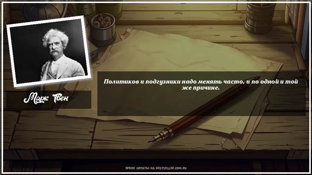 Картинка с цитатой — Политиков и подгузники надо менять...