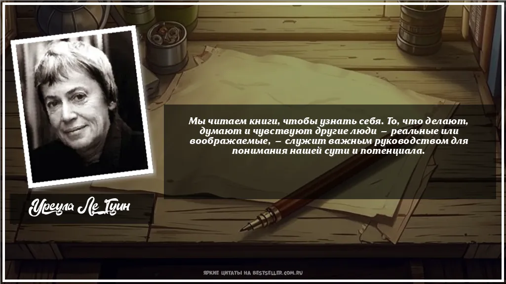 Картинка с цитатой — Мы читаем книги, чтобы узнать себя....