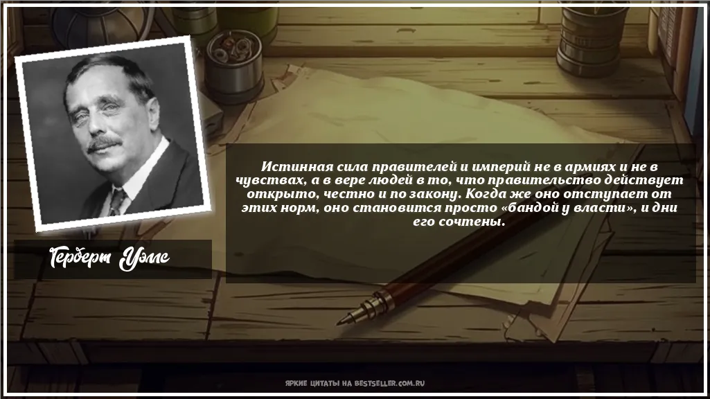Картинка с цитатой — Истинная сила правителей и империй...