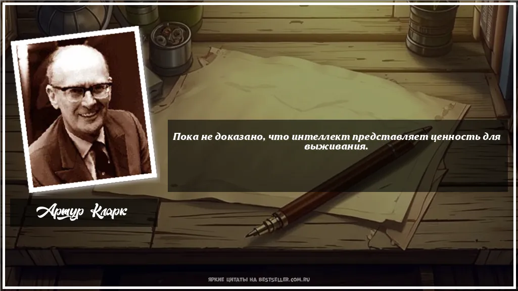 Картинка с цитатой — Пока не доказано, что интеллект...