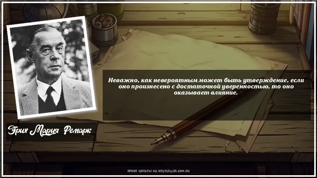 Картинка с цитатой — Неважно, как невероятным может быть...