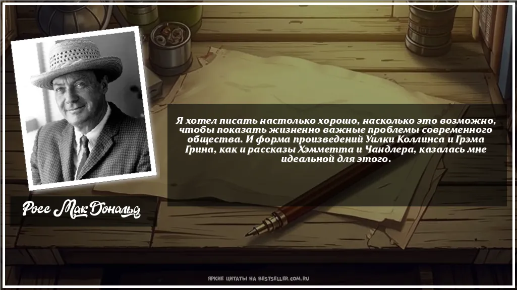 Картинка с цитатой - 'Я хотел писать настолько хорошо,...'