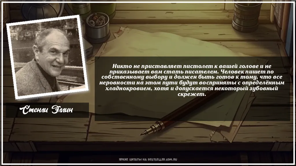 Картинка с цитатой — Никто не приставляет пистолет к...