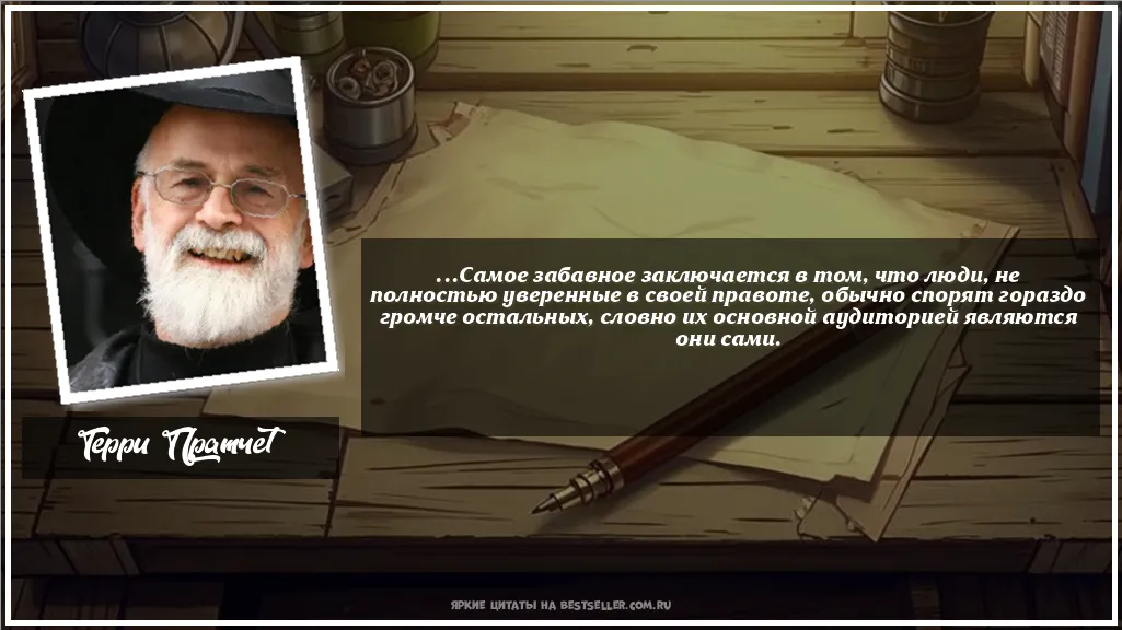 Картинка с цитатой — ...Самое забавное заключается в том,...