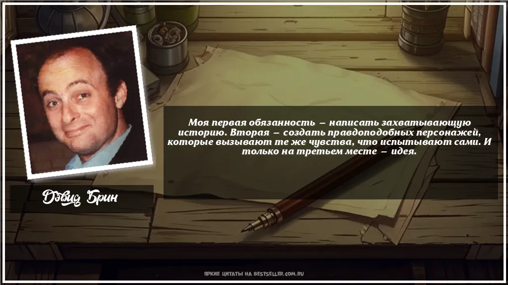 Картинка с цитатой — Моя первая обязанность — написать...