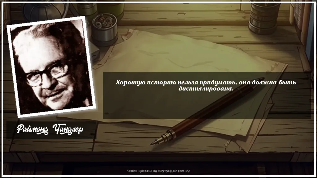 Картинка с цитатой — Хорошую историю нельзя придумать,...