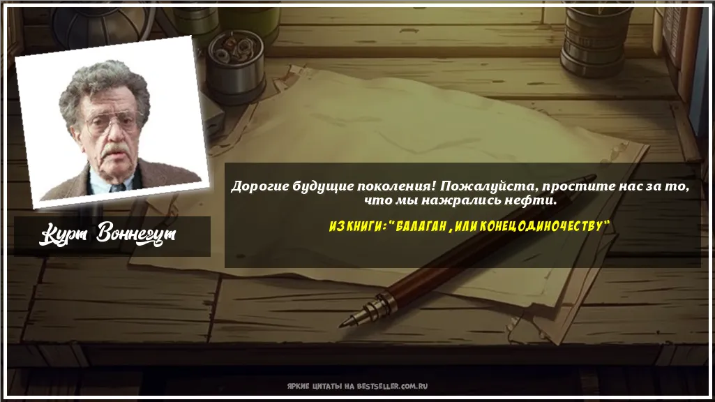 Картинка с цитатой — Дорогие будущие поколения!...