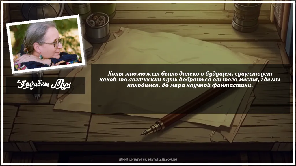 Картинка с цитатой - 'Хотя это может быть далеко в...'