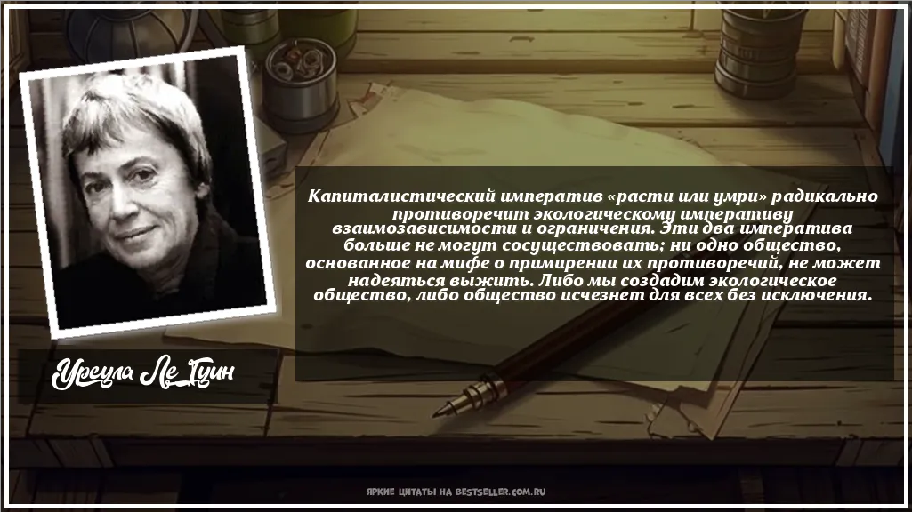 Картинка с цитатой — Капиталистический императив «расти...