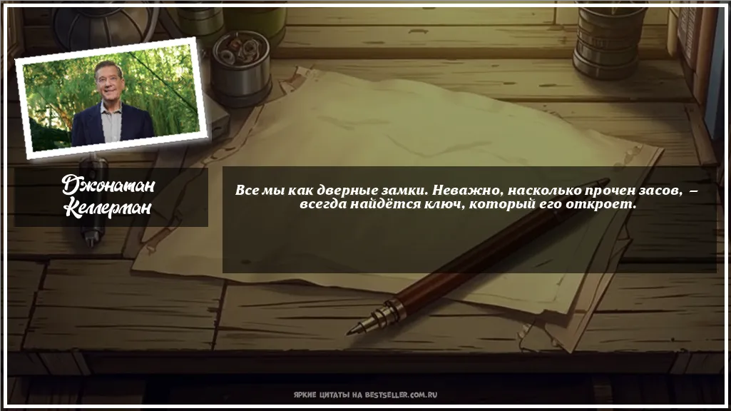 Картинка с цитатой — Все мы как дверные замки. Неважно,...