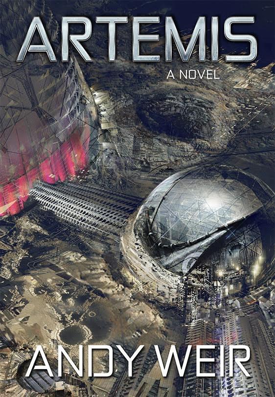 Обложка книги "Артемида" Энди Вейр Обложка книги "Артемида" Энди Вейр