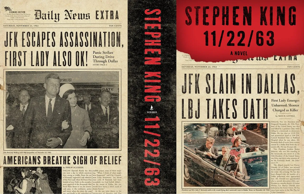 Обложка книги Стивена Кинга «11/22/63»