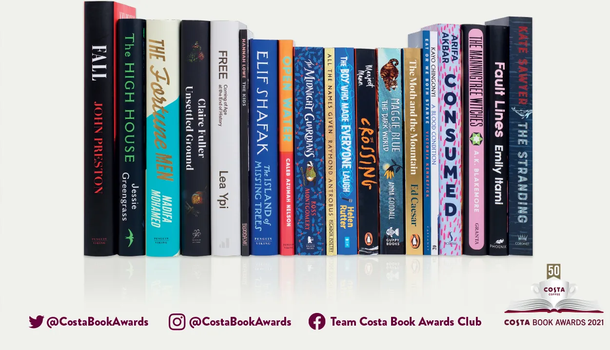 Изображение для Объявлены обладатели премии Costa Book Awards 2021года