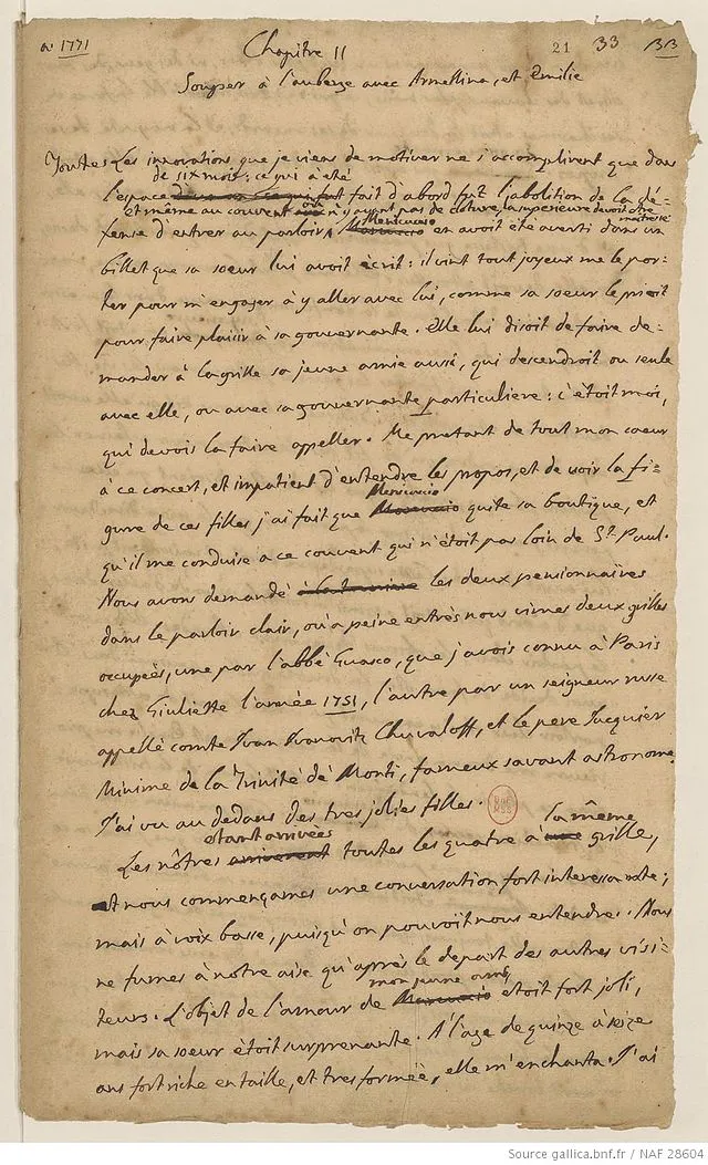 Джакомо Казанова, "История моей жизни", впервые опубликовано в 1820 г., источник Википедия Джакомо Казанова, "История моей жизни", впервые опубликовано в 1820 г., источник Википедия