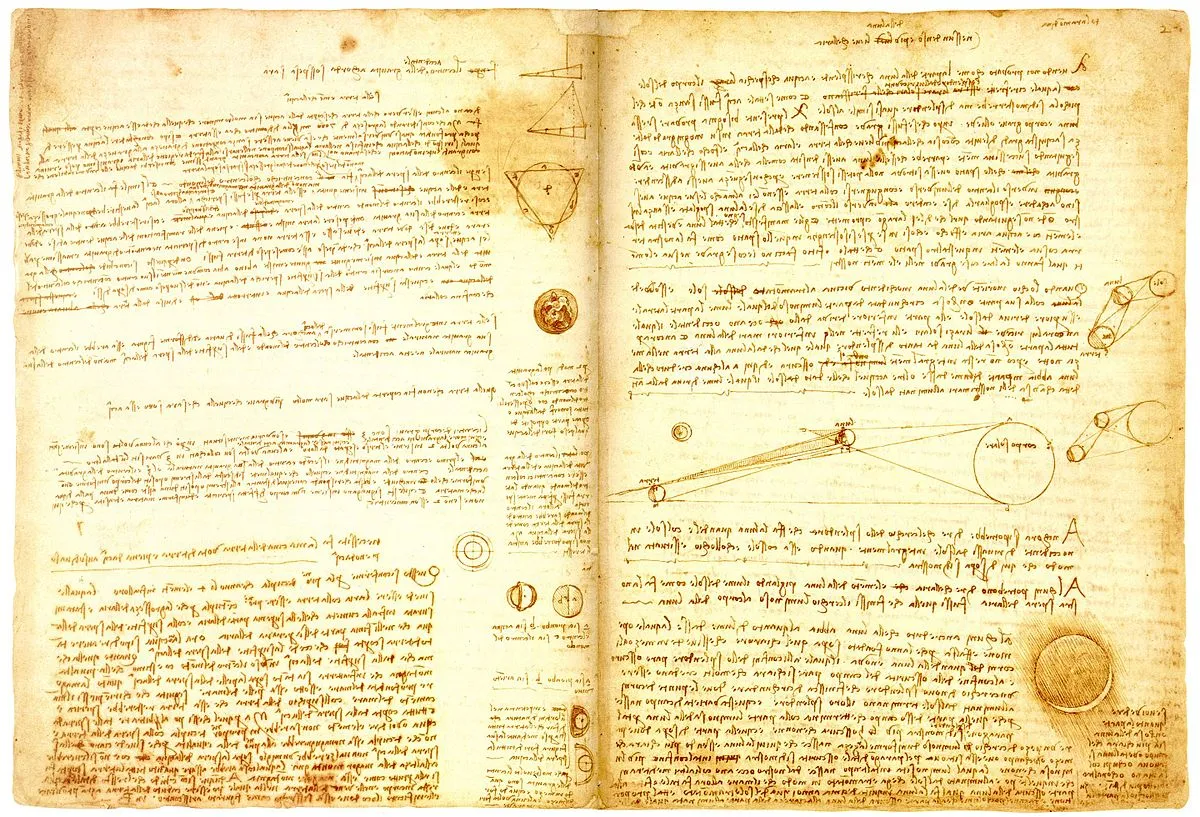 "Лестерский кодекс", около 1506-1510 гг. Источник Википедия "Лестерский кодекс", около 1506-1510 гг. Источник Википедия