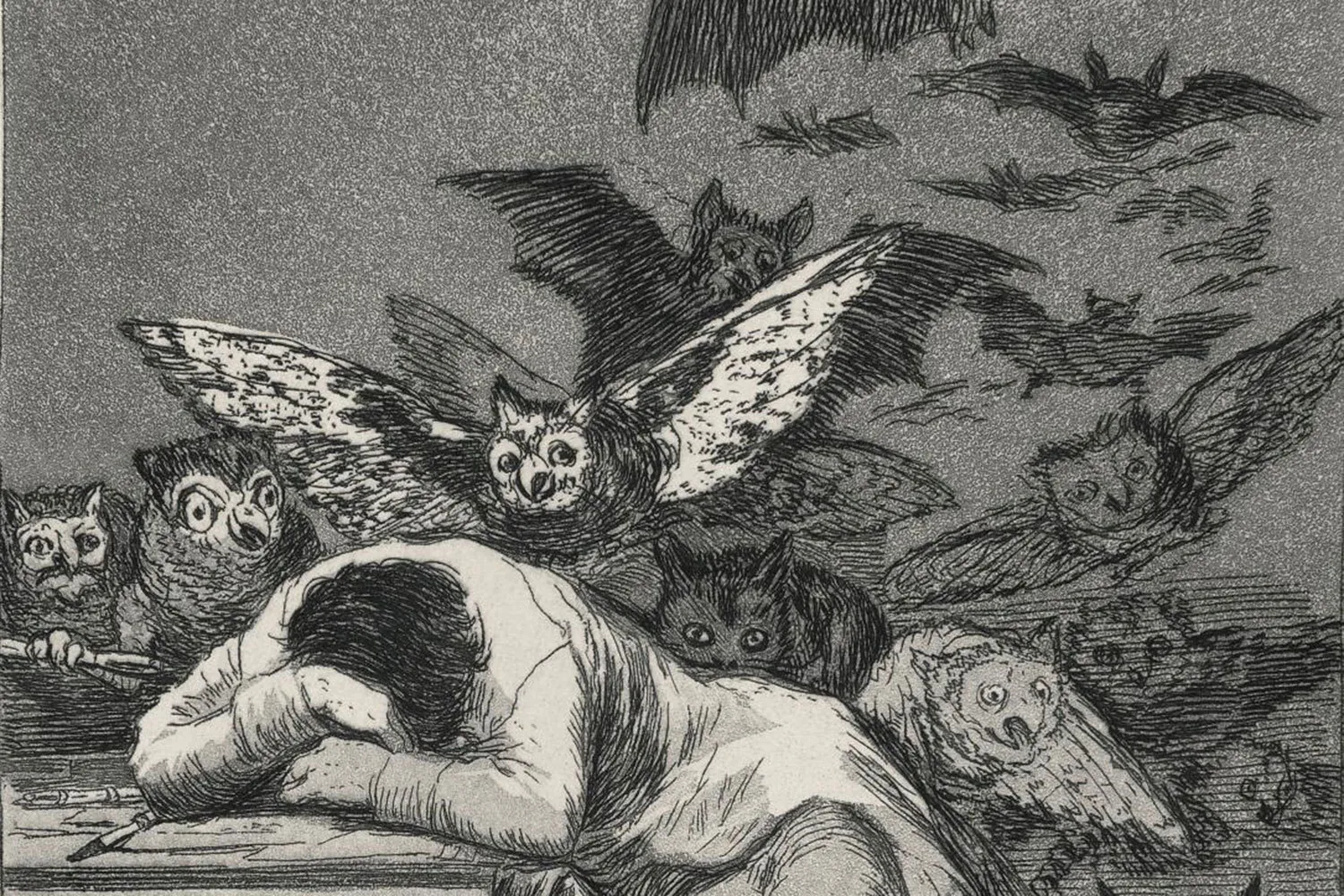 Франсиско Гойя ― &laquo;Сон разума рождает чудовищ&raquo; (1799)